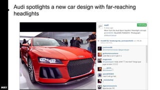 Audi spotlights a new car design with far-reaching
headlights

 