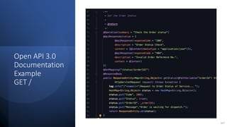 @arafkarsh arafkarsh
Open API 3.0
Documentation
Example
GET /
167
 