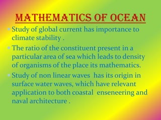 Earth Study Math mathematics of planet earth | PPTX