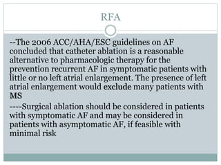 mitral stenosis AHA guidlines 2014 | PPTX