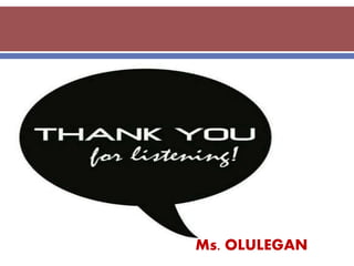 Ms. OLULEGAN
 