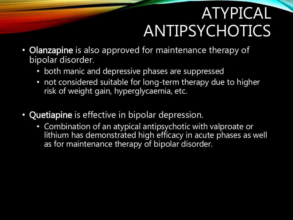 Mood Stabilisers (Antimanic drugs)