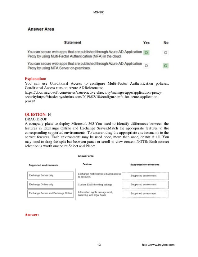 Ms 900 Practice Exam : Practice Tests MS 900 Microsoft 365 Fundamentals ...