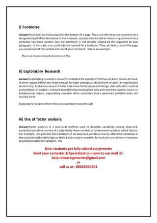 Ms 95 - research methodology for management decisions | DOCX
