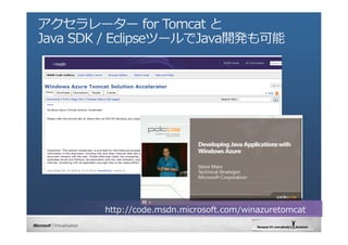 http://code.msdn.microsoft.com/winazuretomcat
 
