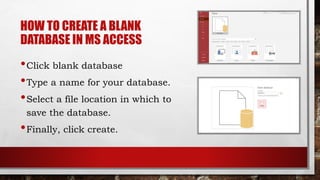 Ms access | PDF