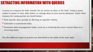 Ms access | PDF