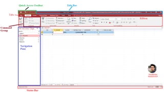 Checking Access Gui MICROSOFT ACCESS 2013 GRAPHICAL USER INTERFACE | PPTX