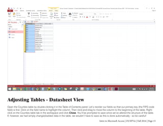 Intro to Microsoft Access | PDF