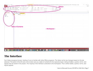 Intro to Microsoft Access | PDF