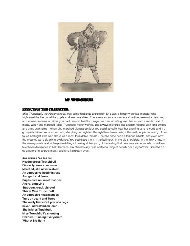 Ms Agatha Trunchbull