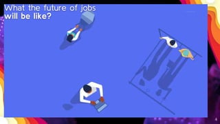 4
What the future of jobs
will be like?
 