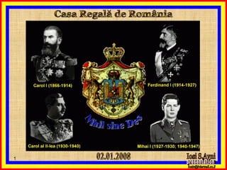 Casa Regală de România 02.01.2008 Nihil sine Deo Iosi S.Avni presentation [email_address] 