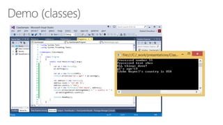 C Sharp Crash Course | PPTX