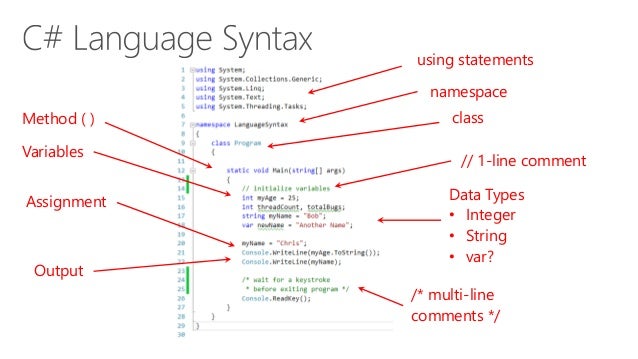 c sharp crash course c sharp