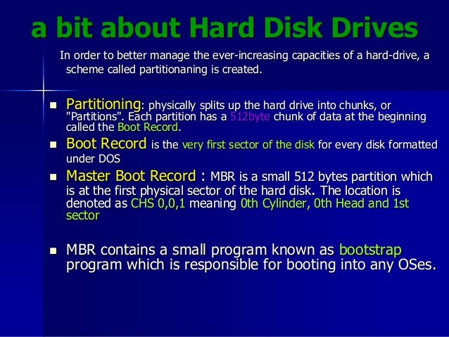 Ms dos boot process