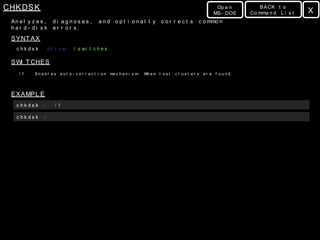 Ms dos tutorial | PPSX