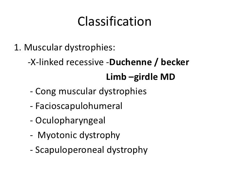 Muscular Dystrophy Duchenne and Becker's