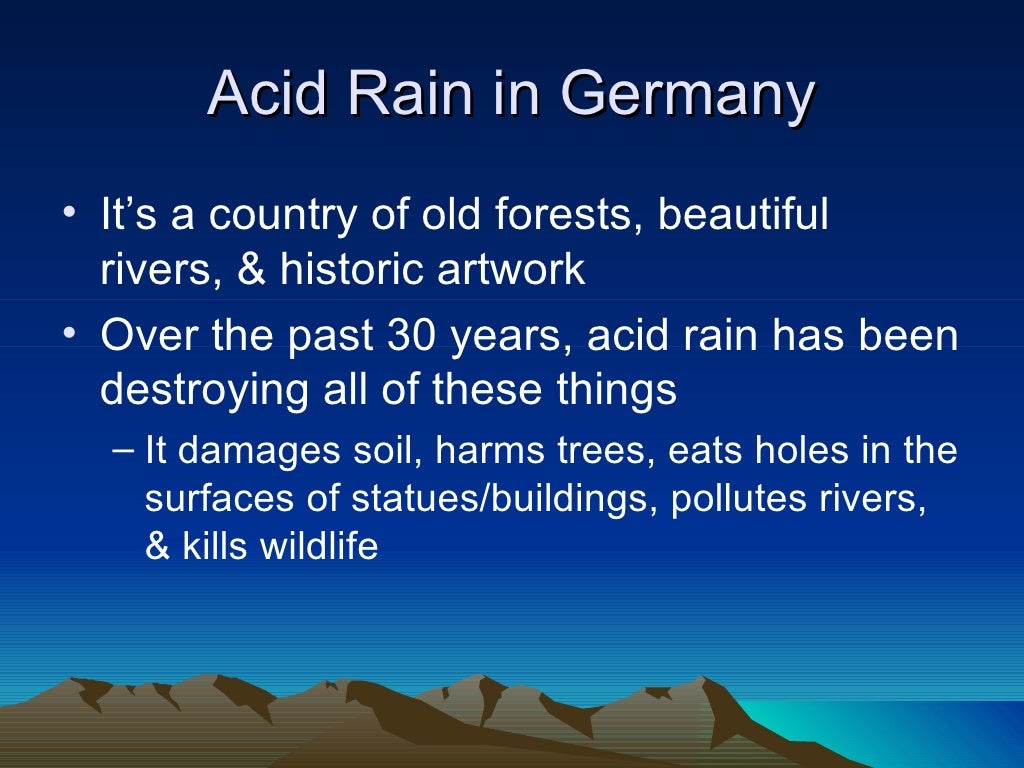 Europe Environmental Concerns