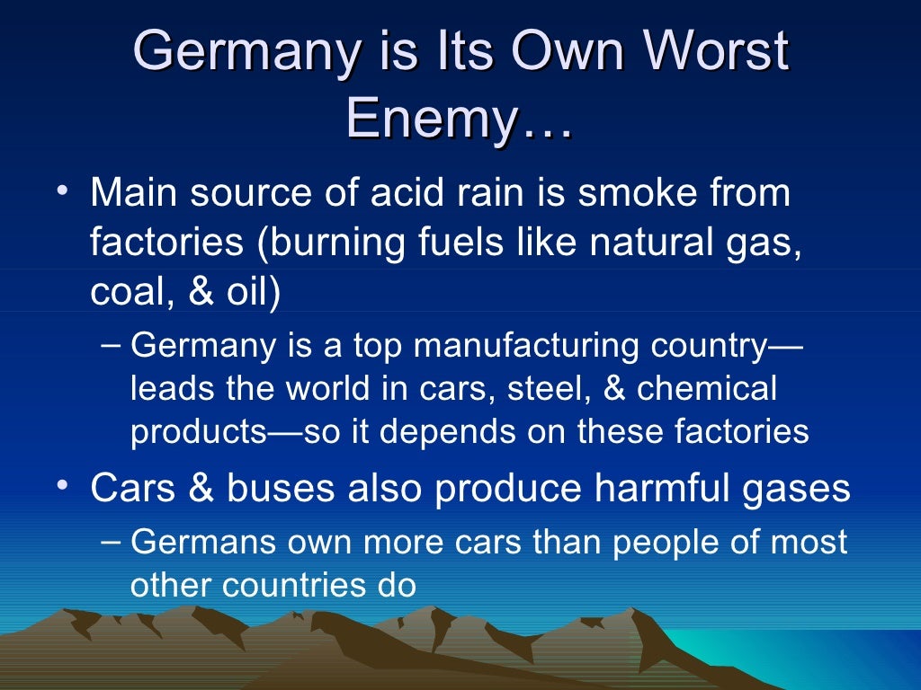 Europe Environmental Concerns