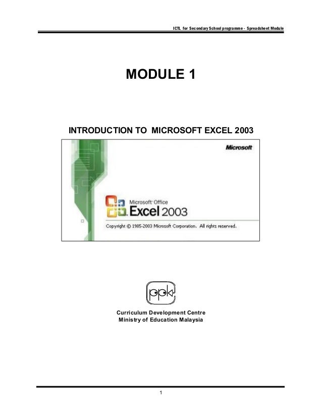 Microsoft Excel Ictl