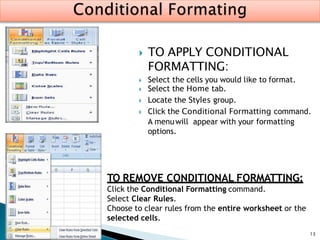 Ms excel | PPT