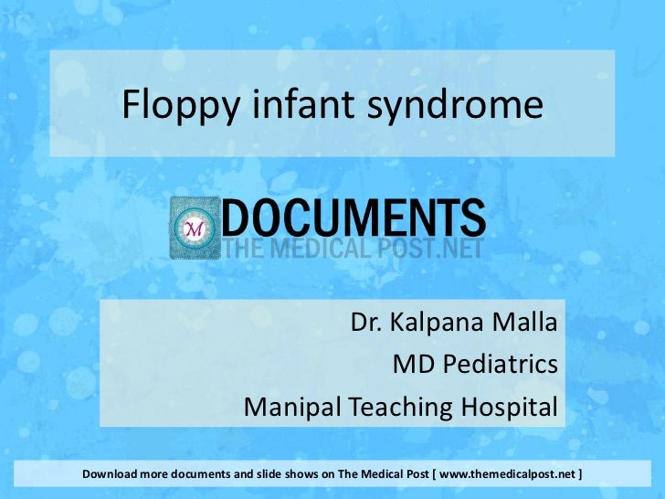 Floppy infant syndrome