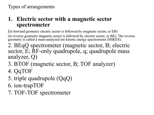 MS/MS, Tandem Mass Spectrometry | PPTX | Chemistry | Science