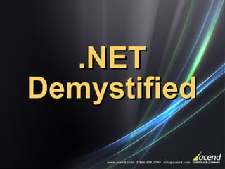 .NET Demystified 