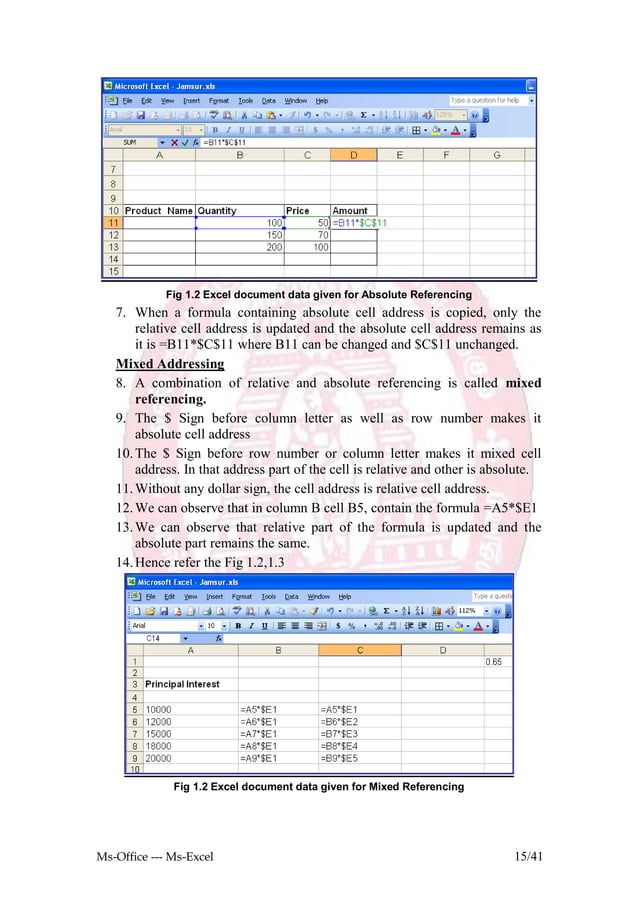 Ms office practical | PDF
