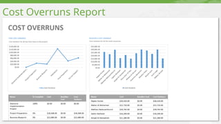 Cost Overruns Report
 