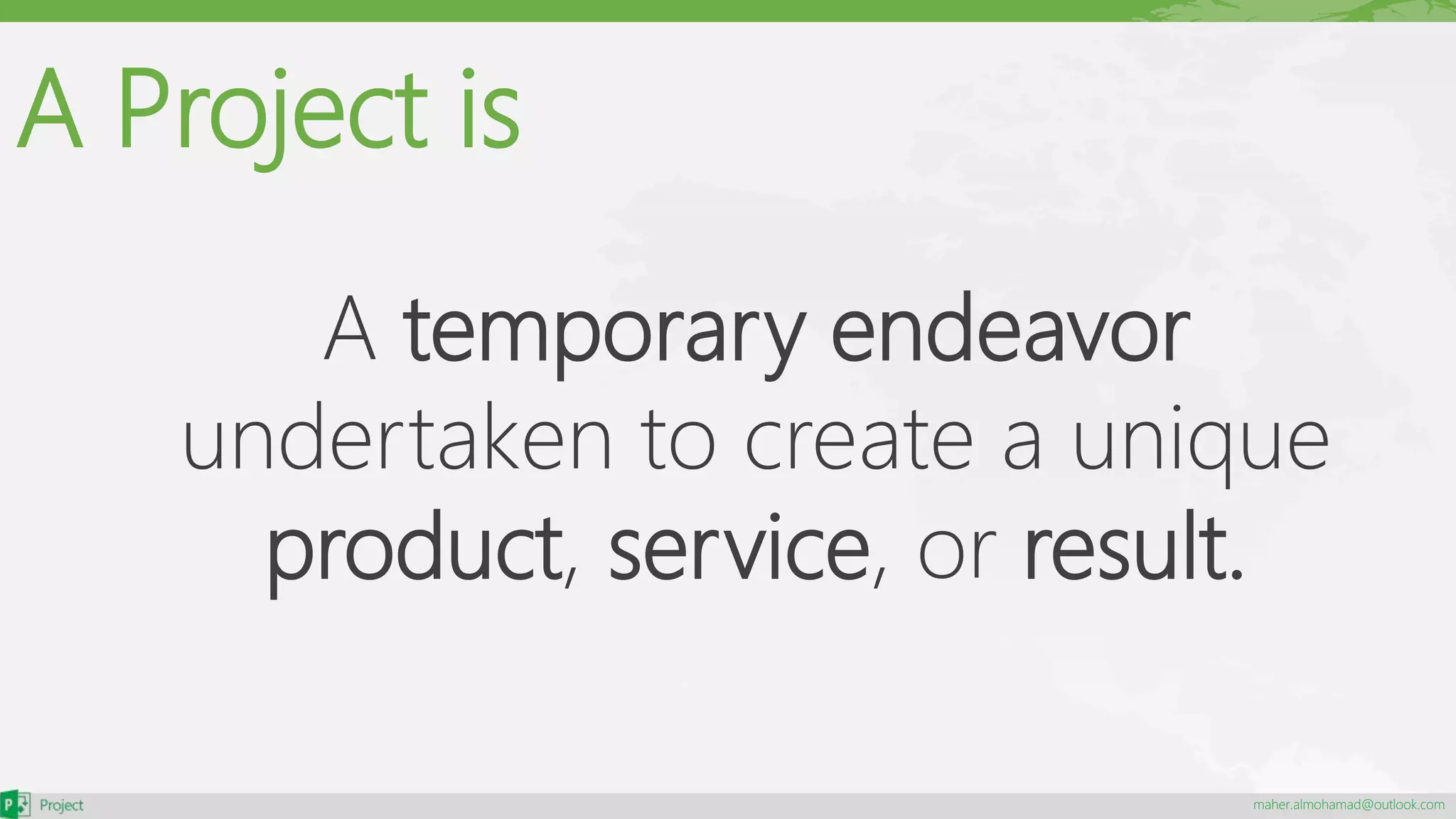 Ms project 2016 overview | PPTX