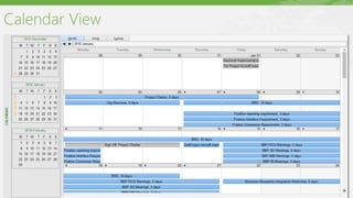 Calendar View
 