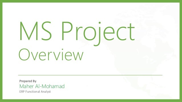 Ms Project 16 Overview