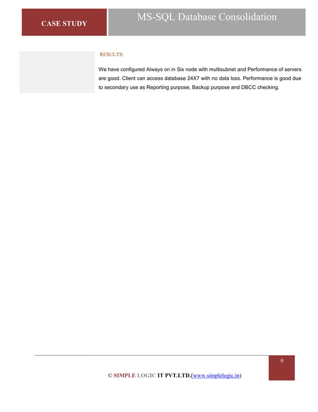 Ms sql database consolidation | PDF