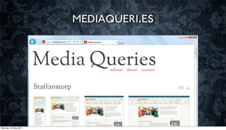 MEDIAQUERI.ES




Monday, 23 May 2011
 