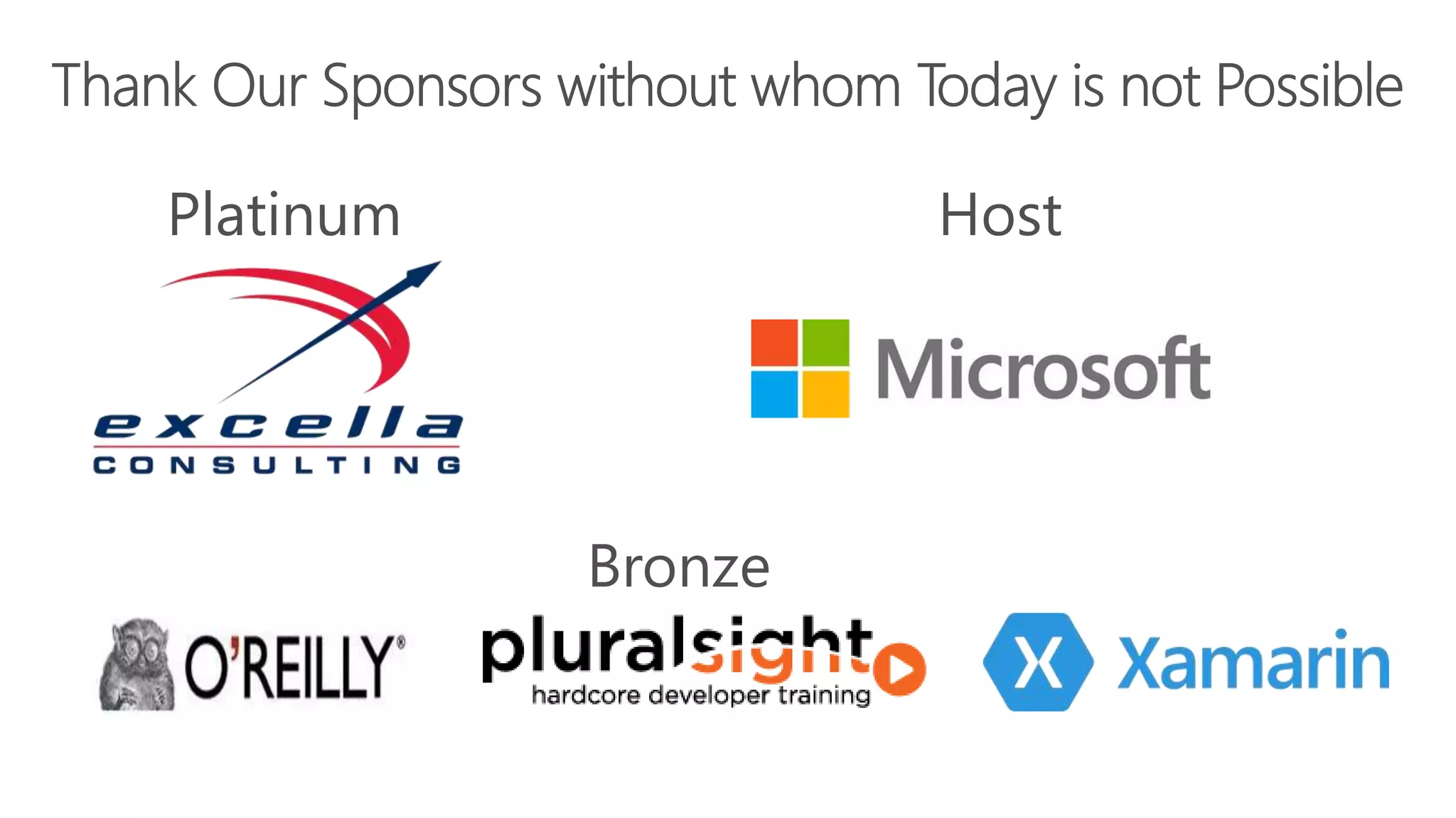 Platinum Host 
Bronze 
 