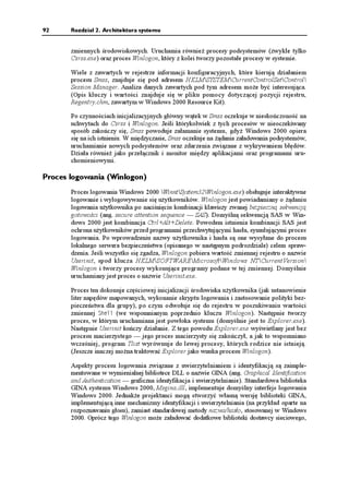 , przy
        załadowanym jedynie pliku Ntoskrnl.dbg. Przed rozkazem x PV  