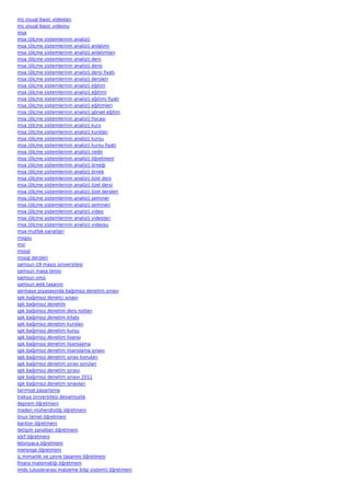 Ms windows-ogretmeni