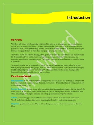 Ms word PDF - Ms Word 1 320 