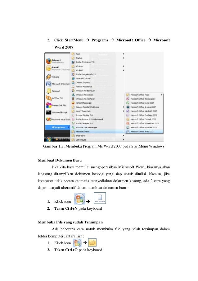 Ms word-2007- dasar-