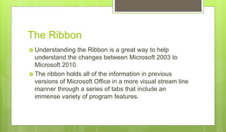 ms-word-2010-tutorial.pptx best way to understand | PPTX