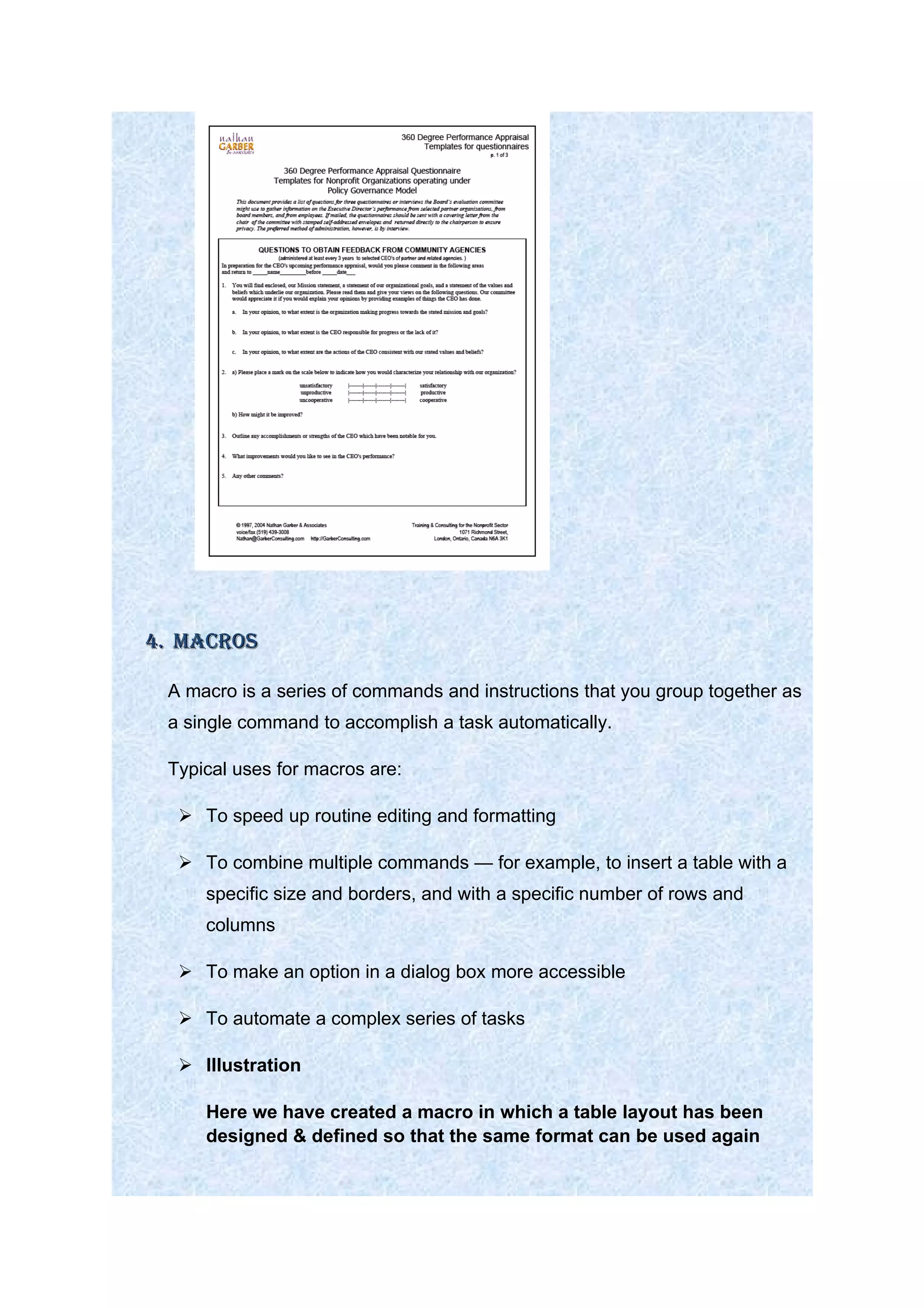 MS Word 2007_Features