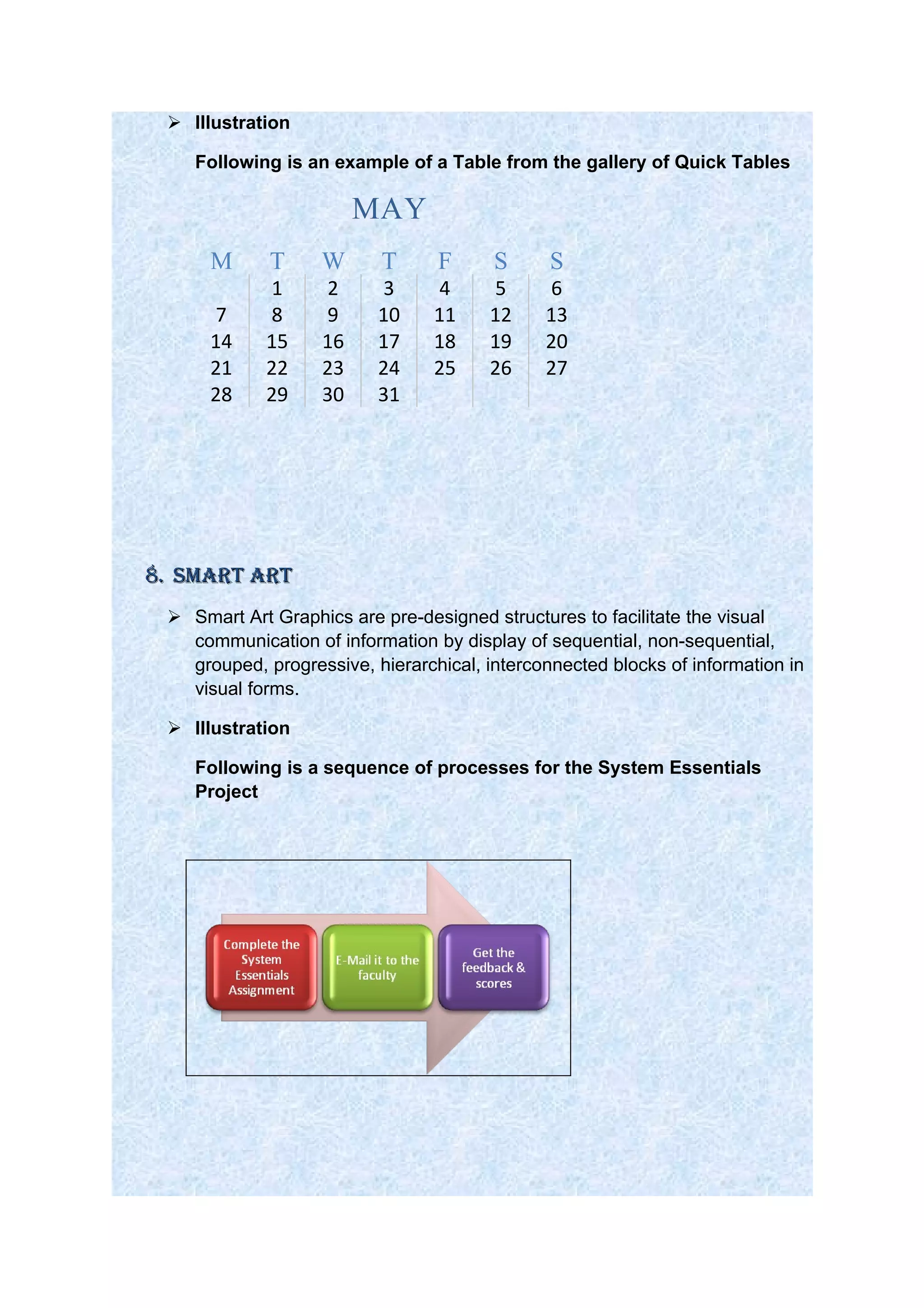 MS Word 2007_Features