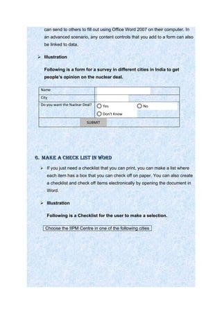 MS Word 2007_Features | DOC