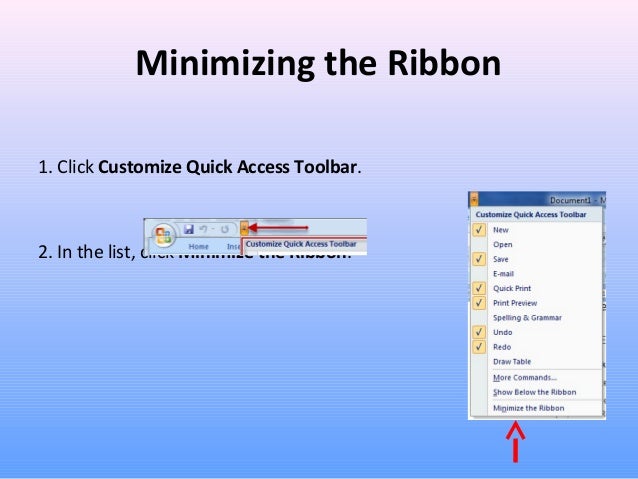 ms word part 1 word ribbon