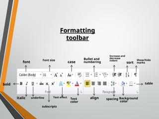 Comprehensive Guide to MS Word: Features, Tools, and Document ...