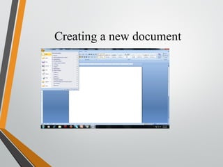 Word Document Create Commons Comprehensive Guide to MS Word: Features, Tools, and Document ...