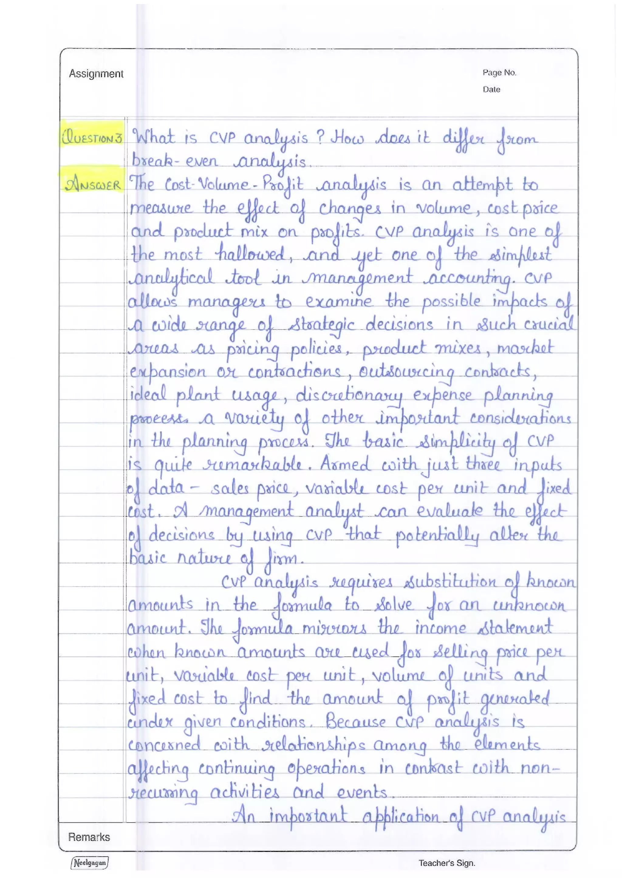 IGNOU MS-04: Accounting and Finance for Managers 