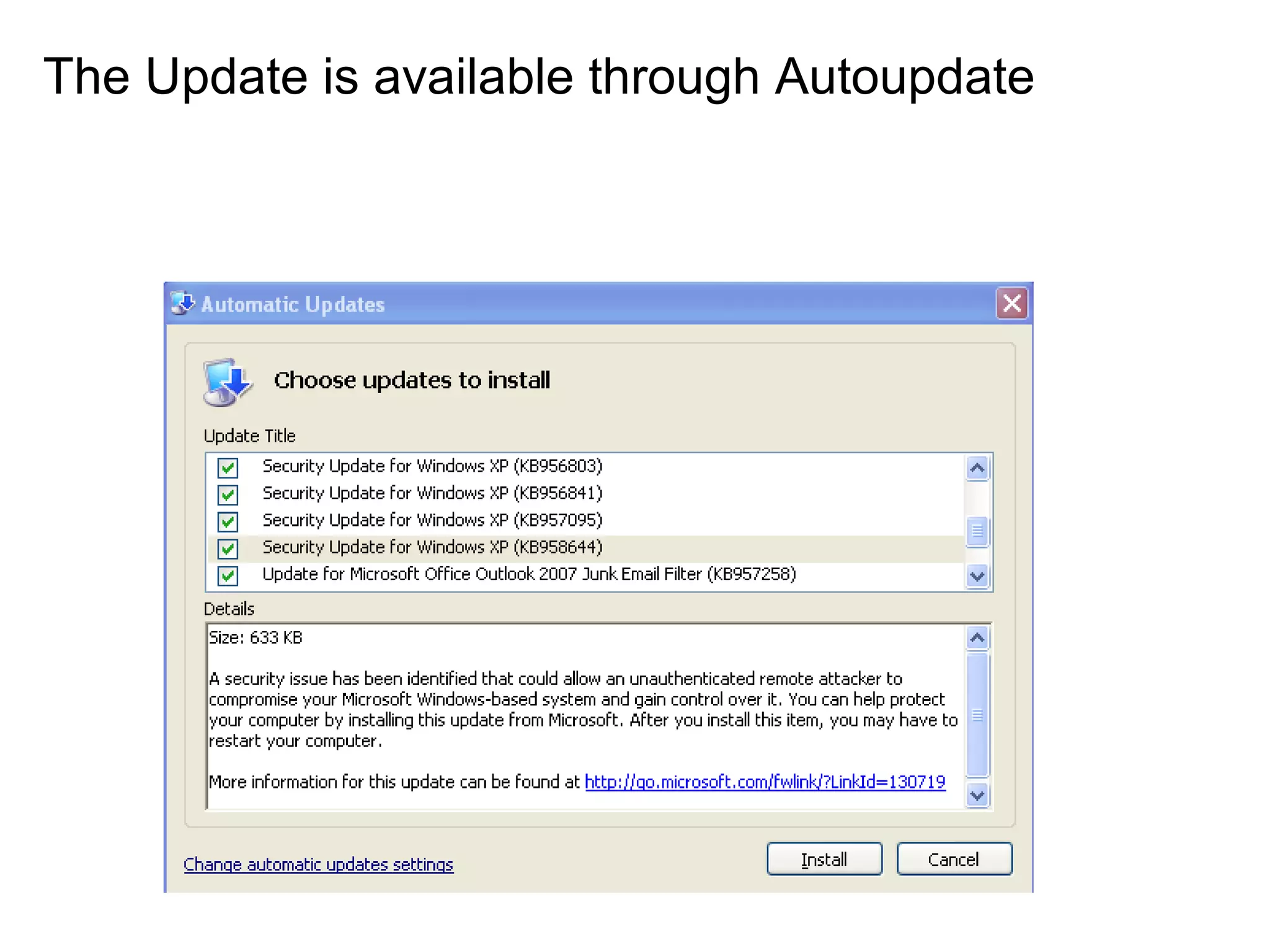 The Update is available through Autoupdate

 